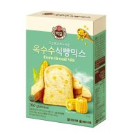 CJ더마켓 홈 베이킹 제과 제빵 빵 만들기 카페 디저트 아이 간식 옥수수식빵믹스 초코 핫 케익 와플 브라우니 쿠키 머핀 깨찰빵 식빵 760G 1개