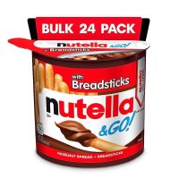 누텔라 Nutella GO 헤이즐넛과 코코아 스프레드 브레드스틱 스낵 팩 부활절 바구니 스터퍼 각 51g 1 8온스