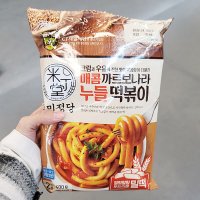 CJ 미정당 매콤 까르보나라 누들떡볶이 400g x 2개