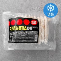 식자재왕 수제 치즈 등심돈까스 냉동 1 8kg 1개