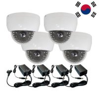 한화비전 200만화소 AHD DVR 녹화기 호환 간편연결 실내 적외선 CCTV 4세트