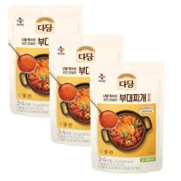 CJ cj 다담 사골부대찌개양념 130g x3개 가족모임 자취 술안주 홈파티 1개 2개 3개 4개 5개 6개 7개 19set