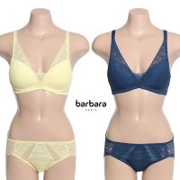 BABARA 바바라 언더웨어 노와이어 앞중심 풀컵 브라 망사타입 속옷세트 ABR4419ABP4419 LE1214397067