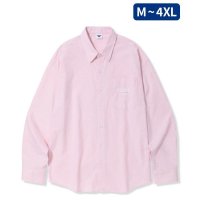 STENDS 아치 로고 옥스포드 워싱 셔츠 Big Size Arch-Logo Oxford Washing Shirts