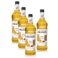 모닌 허니 시럽 1리터 4병 Monin Honey Syrup 미국직구 카페재료 칵테일만들기