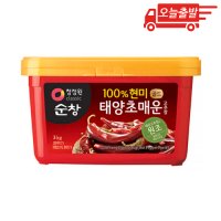 청정원 순창 현미 태양초 매운 고추장 3kg 1개