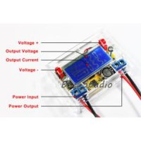 DC 2A LCD 디스플레이 가변 DC-DC 스텝 다운 벅 컨버터 5V-23V