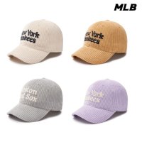 MLB 테디 코듀로이 언스트럭쳐 볼캡 3ACPWC236