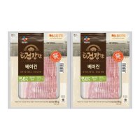 The더건강한 베이컨 샌드위치 스파게티 브런치 홈캉스 아이간식 도시락반찬 CJ 우리집 식재료 90g 2 20세트