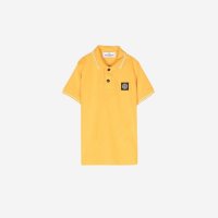 키즈 스톤 아일랜드 21348 폴로 셔츠 오커 - Kids Stone Island 21348 Polo Shirt Ochre -