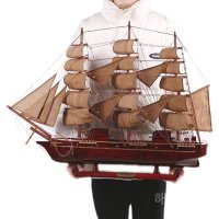 나무 우드 목범선 선박 모형 배 대형 배모형 공예품 범선 장식품 인테리어 집들이선물