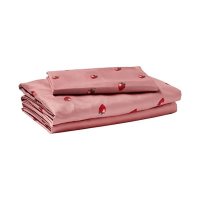 일본 젤라또피케 베개커버 침구 Gelato Pique Sleep Strawberry Pattern 3Piece Set Sing