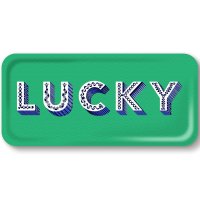 자작나무 트레이 Jamida Green Lucky Slim