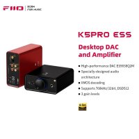 FiiO K5 Pro ESS 768K 32 비트 DSD 디코딩 데스크탑 DAC 앰프 가정 컴퓨터용 ES9038Q2M