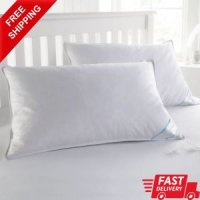 NEW 2 Pack Goose Down Feather Bed Pillows Standard Queen King Size Pillow 646665