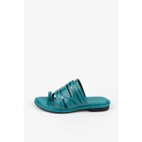 보그슈 STRAP STITCH SANDAL BLUE-GREEN