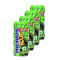 멘토스 mentos 껌 사워 그린 사과 Gum Sour Green Apple 15er 4팩