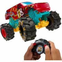 Hot Wheels Rc Monster Trucks Hw 데모 더비 1 15 스케일 원격 제어 장난감 트럭 - 핫휠