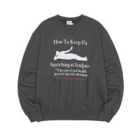 스컬프터 Keep Health Sweatshirt Charcoal SC22A271FLCH