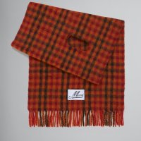 마르니 스카프 숄 LIGHT ALPACA AND MOHAIR CHECK SCARF 8050268380958