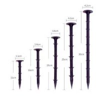 제초매트 핀 부직포 고정핀 멀칭핀 비닐하우스 멀칭