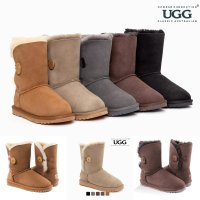 호주 어그 23FW 클래식 숏버튼 부츠 방수 UGG OB363