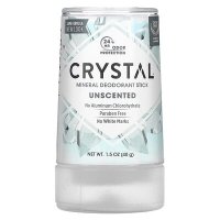 크리스탈 바디 데오도란트 Crystal 미네랄 데오드란트 스틱, 무향, 40g(1.5oz)