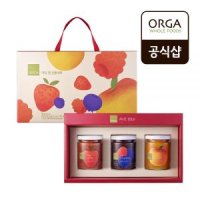 풀무원 ORGA 올가 저당 잼 선물세트 250gX3입