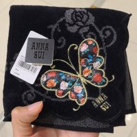 안나수이 로즈 버터플라이 타월 손수건 ANNA SUI rose butterfly towel hankie 2023FW