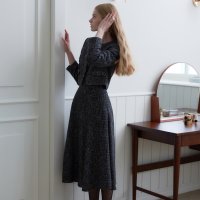 제로스트릿 9 1예약배송 세트 라운드넥 트위드 자켓 스커트 SET-UP ROUND NECK TWEED JACKET SKIRT