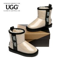 호주어그 에버어그 키즈 23FW UGG 클리어 미니 코디드 양털부츠 크림 AS3032K