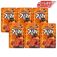 샘표 질러 직화풍BBQ 육포 30g 6개