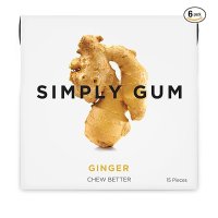 Simply Gum Ginger 심플리 껌 진저 생강 15개입 6팩