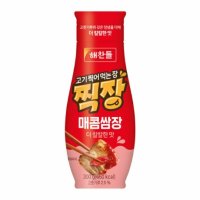 해찬들 찍장 매콤쌈장 300g 장 조미료 양념