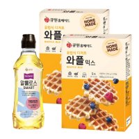 큐원 와플믹스 500g x2개 큐원 알룰로스 490g 1개