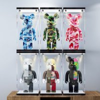 호환 레고진열장 호환 아크릴 케이스 빌딩 블록 곰 bearbrick 1000 디스플레이 400