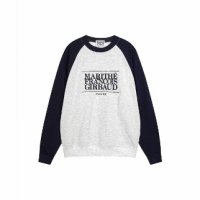 MARITHE FRANCOIS GIRBAUD CLASSIC LOGO COLOR BLOCK RAGLAN SWEATSHIRT