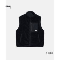 스투시 플리스 조끼 SHERPA REVERSIBLE VEST 2023FW