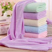 cm Embossing Pet Bath Towel Thin Blanket Microfiber Strong Absorbing Water Dog Towels Teddy 140X70