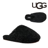 어그 UGG 여성 맥시 컬리 슬라이드 미국 양털 슬리퍼