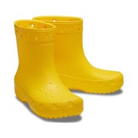 크록스 클래식 레인 부츠 장화 Rain Boot - Sunflower Womens 15 Medium