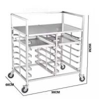 업소용 베이킹랙 제빵트레이 식힘망 쿠키 이동식 카트