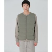 SNOWPEAK APPAREL 랜드 경량 다운베스트 Khaki S23WMGDV60