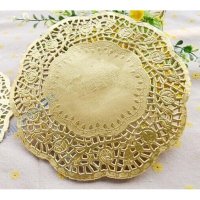 100 피스 6 5 quot 빈티지 종이 Doilies Doyleys 웨딩 공예