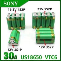 호환제품 배터리 액세사리 Sony 18650 배터리 스크루드라이버 12 6V 용접봉 3S1P 맞춤형 팩 VTC6 3000m