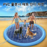 Pvc 분수 매트 잔디 비치 Pvc 분수 매트 Pvc 소재 돌고래 패턴 아웃도어