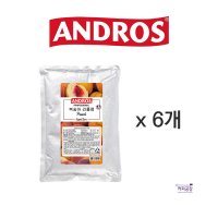 앤드로스 복숭아 리플잼 1kg x 6개