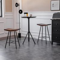 Nordic Solid Wood Bar Chair Furniture For Home Simple Modern Designer Creative Bar Stool Light Luxur