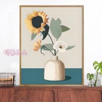 모던 풍수 그림 해바라기 팝아트 그리기 diy 유화 5741836261