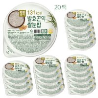 빼빼곤약 빼빼곤약 쌀눈 발효곤약밥 200g 20팩 맛과 식감은 그대로 저칼로리 LE1214464524